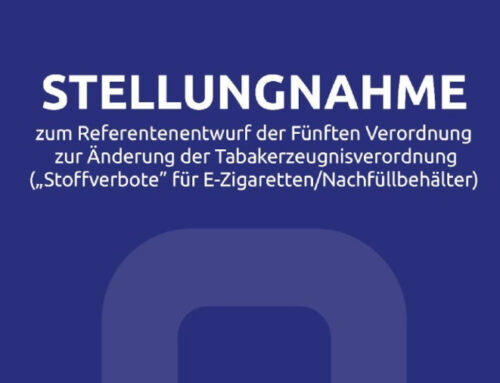 BfTG reicht umfassende Stellungnahme zum Menthol- und Cooling-Verbot beim BMLEH ein
